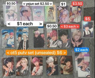 wts plave assorted pcs (kkrb kakurenbo plbbuu bbuu caligo part 1 putv mediheal asterum 134-1)