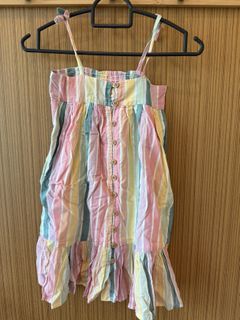 Cotton On Kids Summer Striped Dress - Size 4