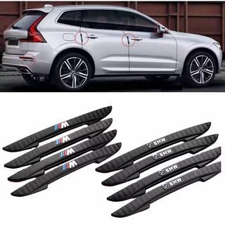 4pcs BMW Anti-Collision Strip Guards Car Doors Side Rubber Protector Door Side Edge Automobile anticollision Stickers rearview Mirror Bumper Guard Anti-Scratch Protector For Bmw Mini E3 E9 E10 E46 F10 F20 F30 E90 M4 M6 E60  X1 X2 X3 X5 320i  M5 M Sport