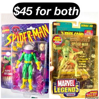 Marvel legends Mysterio Ice-man retro vintage toybiz toy biz iceman ice man spider-man marvel’s mysterio