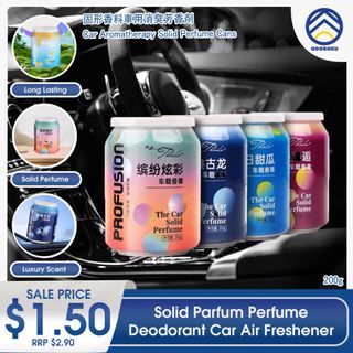 ODOROKU Solid Parfum Perfume Deodorant 200g Car Air Freshener Coke Can Car Solid Perfume Air Balm Gel Long Lasting Car Perfume Fragrance Aromatherapy Air Freshener Deodorant