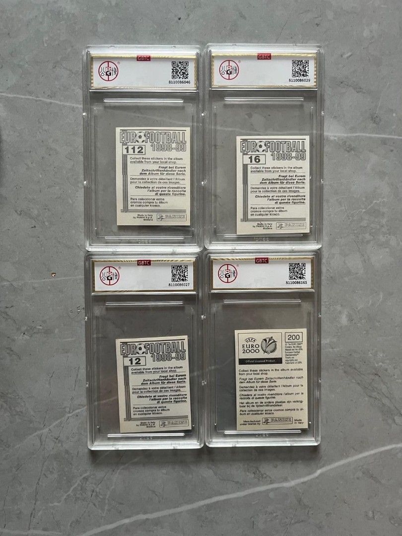 1998 Panini Euro football stickers Raul Rivaldo Figo Guardiola Barcelona Real Madrid (Category: Graded Cards) located in Singapore. Submitted by vintage0831 (Listing ID 1418889424, Image 2). Description: price for all.