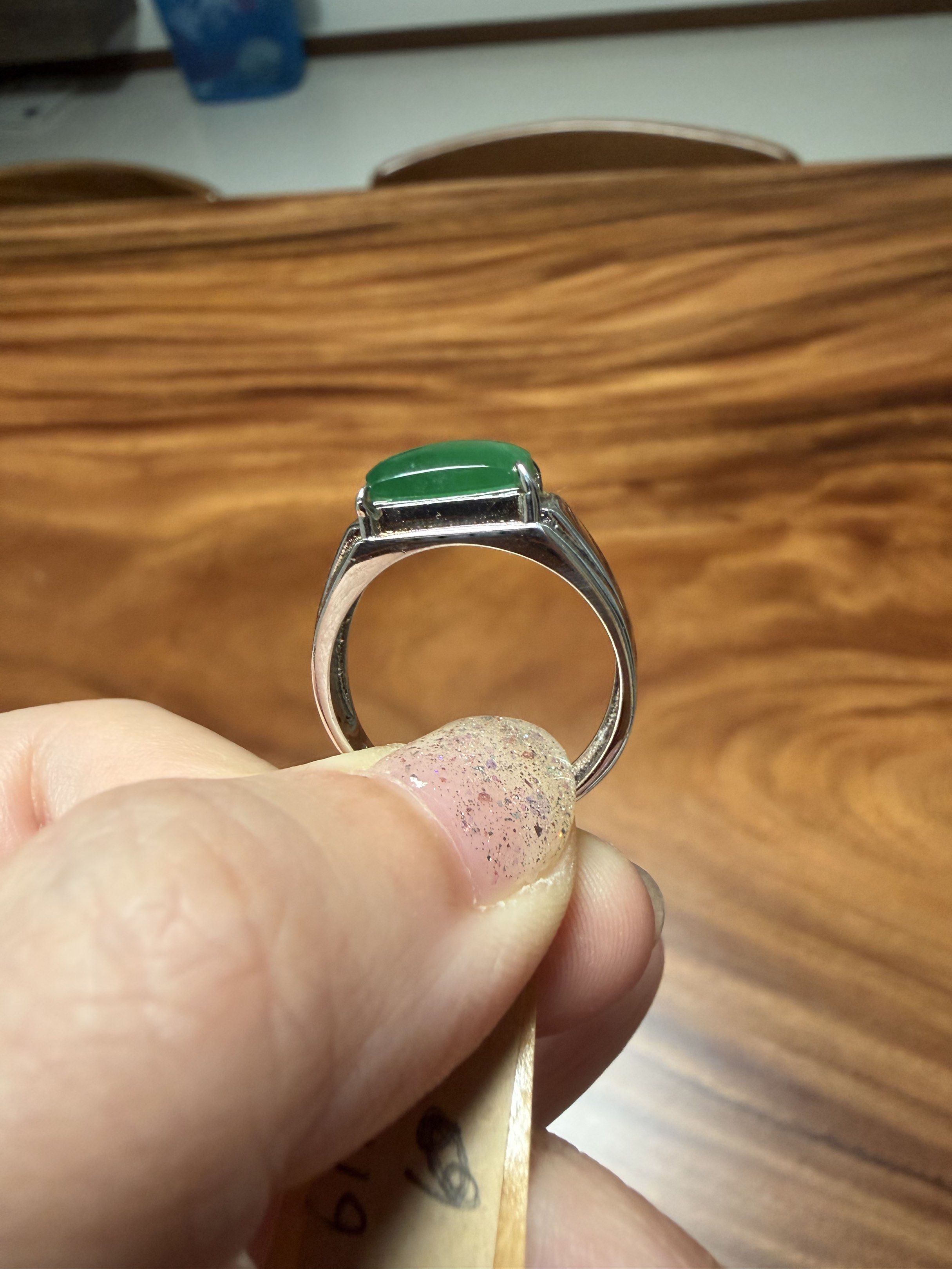 Jadeite Imperial green Ring (Category: Rings) located in Singapore. Submitted by aplusjade (Listing ID 1418801600, Image 2). Description: .