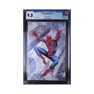 Rare Ultimate Spider-Man #1 CGC 9.8 3rd Printing 1:25 Marco Checchetto Virgin Variant Comic Book - Brand New Day