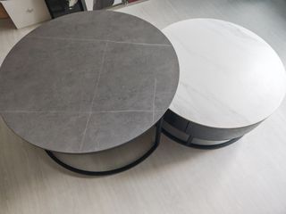 Round Coffee Table Set - Modern Design