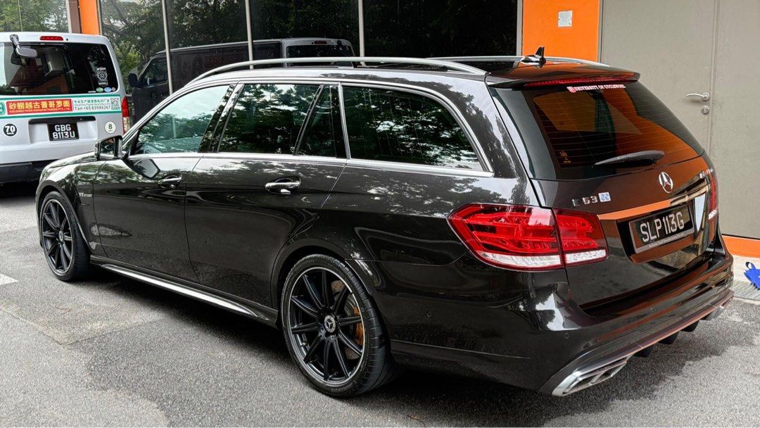 Mercedes-Benz E-Class Estate E63 S AMG Estate Auto (Category: Used Cars) located in Singapore. Submitted by yiming79 (Listing ID 1422425379, Image 2). Description: one and only in superb condition,Really , at this price u are getting a Monstrous E63S ( Strictly No Dealer ).