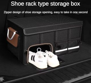 Car Boot Foldable Storage Box | Collapsible Trunk Organizer | Large Capacity Car Storage Solution