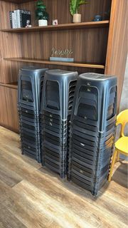 <Rental> PVC Plastic stackable stools