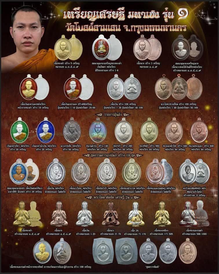 Maha Heng Rian Setthi (Sealed Pack) (Category: Religious Items) located in Singapore. Submitted by ezraojw (Listing ID 1416138470, Image 4). Description: - Maha Heng Rian Setthi (Sealed Pack - Blind Box) - Master Maha Heng (Wat Bot Samsen, Bangkok) - Authentic coin - Sealed in original packaging - Perfect for collectors Full description on 3rd photo. 1 for $50, take 5 for $240 .