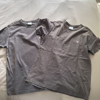 2 x Champion Logo T-shirt - Grey