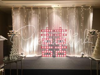 Giant Lighted Marquee for wedding/ wedding reception/ wedding props/ wedding styling/ wedding decor/ wedding decorations