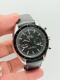 Pre Owned 12/2025 Omega Speedmaster Racing Leather Strap 329.33.44.51.01.001