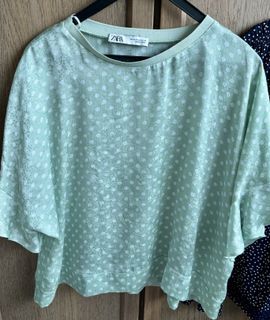 Zara Polka Dot Top - XS