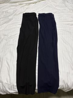 Uniqlo Smart Ankle Pants - Black & Navy - Size S