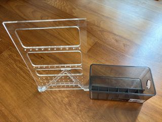 Acrylic Jewelry Organizer with Storage Box