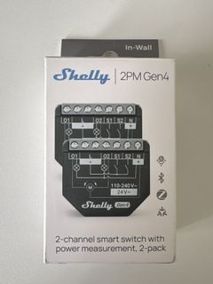 Shelly 2PM Gen4 Smart Switch - 2-Channel
