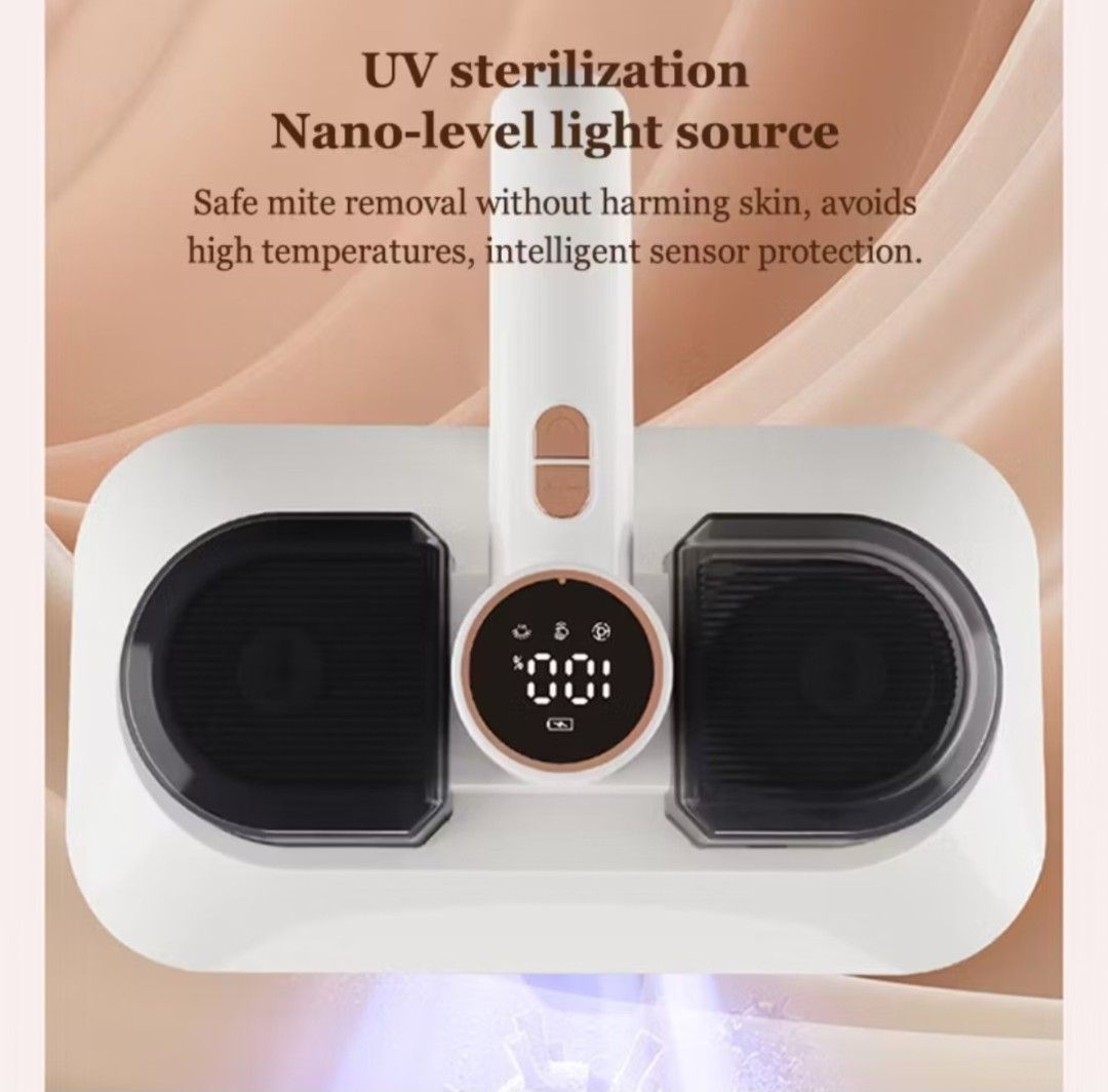 Wireless Mite Remover Dust Vacuum | Anti Dust Mite Cleaner | Mattress Vacuum Cleaner (Category: Cleaning Tools & Supplies) located in Singapore. Submitted by auvra (Listing ID 1425974185, Image 3). Description: FREE LOCAL DELIVERY Handheld vacuum designed to remove dust mites and allergens from fabrics. ✓ Powerful dust mite removal ✓ Wireless portable design ✓ Suitable for mattress and sofa ✓ High suction cleaning.