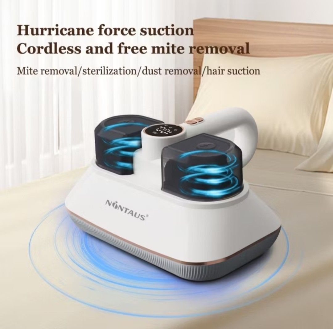 Wireless Mite Remover Dust Vacuum | Anti Dust Mite Cleaner | Mattress Vacuum Cleaner (Category: Cleaning Tools & Supplies) located in Singapore. Submitted by auvra (Listing ID 1425974185, Image 2). Description: FREE LOCAL DELIVERY Handheld vacuum designed to remove dust mites and allergens from fabrics. ✓ Powerful dust mite removal ✓ Wireless portable design ✓ Suitable for mattress and sofa ✓ High suction cleaning.