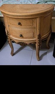 Vintage French Provincial Nightstand with Drawers
