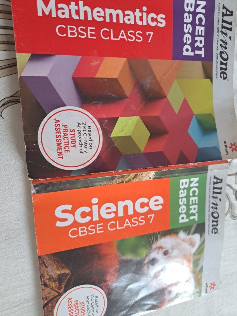 All in one Mathmatics and Science NCERT Based CBSE Class 7 Textbooks (Category: Textbooks) located in Singapore. Submitted by kaverikudekar (Listing ID 1426209533, Image 3). Description: its two books of NCERT Mathematics and Science CBSC class 7 Study Practice Assessment Books. inside new. can do practice question papers with Answer topicewise ..