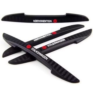 4Pcs Universal DIY Car Decoration Strip Sticker Decals Car Door Bumper Strips For VW R Passat B6 CC Golf 5 6 7 Jetta MK6 MK7 Tiguan