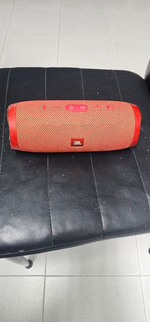 JBL Charge 3 Portable Bluetooth Speaker - Red (Category: Soundbars, Speakers & Amplifiers) located in Singapore. Submitted by reno_31 (Listing ID 1426966988, Image 2). Description: JBL speaker Charge 3 for sale as I am currebtly using HK Onyx speaker 7. .
