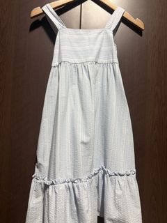 Light Blue Ruffle Dress