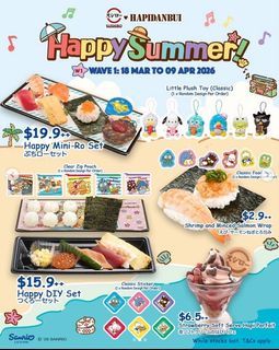 [WTT / WTS] Sushiro x Hapidanbui: Happy Summer! (Wave 1 & 2)