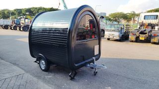 Black wagon Cart Trailer - Mobile on wheels Rental n sale