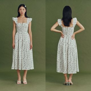Caramel Monster Hilton Midi Dress - Heather (M)