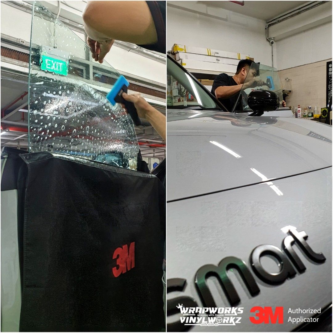 Solar Film Tint Sticker for Car (Category: Solar Film & Tinting) located in Singapore. Submitted by vinylworks (Listing ID 1424246022, Image 3). Description: WELCOME TO VINYLWORKS! Pls verify with us for a quotation - price stated is for reference only *BOOK AN APPOINTMENT WITH US NOW!* 👉LOW BALLERS STAY AWAY; 👈 Pls don't delay sincere customers time. For more enquiry, dont hesitate to contact us. 📞 9665 1660 🏠📍10 Ang Mo Kio Industrial Park 