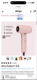 stryv colour + 2.0 hairdryer