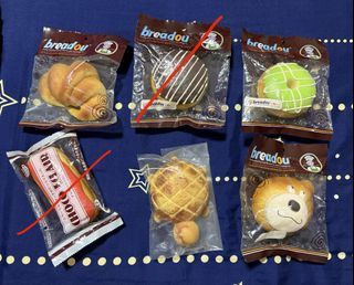 squishy sale - breadou and choco eclair