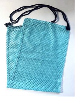 Aqua Mesh Drawstring Bag (new)