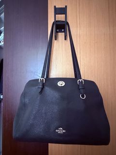🩷 Authentic Original Coach Black Leather Hand and Shoulder Bag