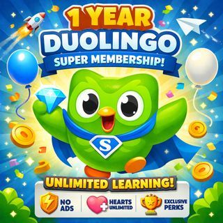 Duolingo Super Membership - 1 Year Subscription
