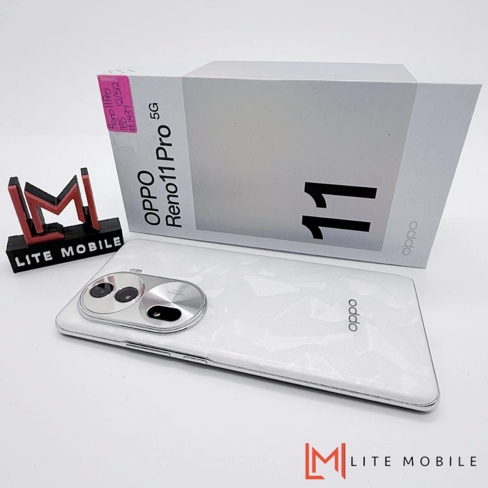 Oppo Reno 11 Pro 5G 512GB Pearl White (Category: OPPO) located in Singapore. Submitted by litemobile.official (Listing ID 1428224604, Image 3). Description: .