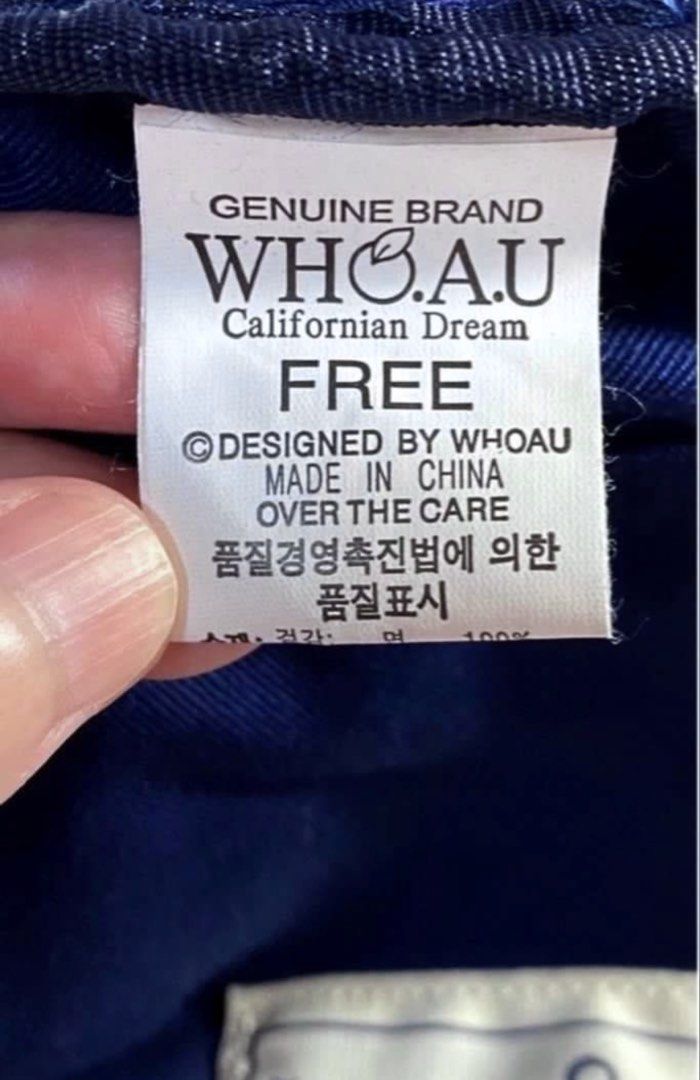 WHO.A.U California Dream Backpack (new) (Category: Backpacks) located in Singapore. Submitted by wallis1 (Listing ID 1428275388, Image 9). Description: Brand new American vintage style Blue canvas Large size 1 outer pocket 1 inner pocket Adjustable strap .