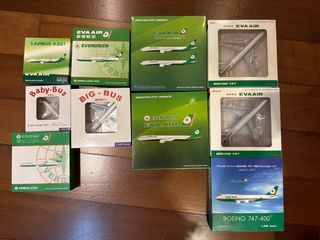 1/400 EVA Air Airplane Model Collection