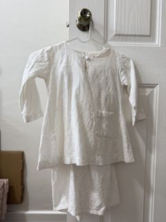 Love Trisha White Kurung Size 4