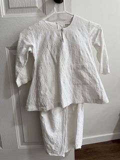 Love Trisha White Kurung Size 6