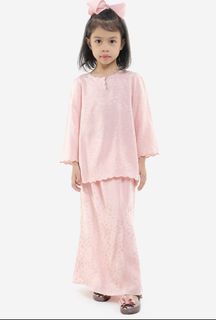 POPLOOK NORWATI PINK KURUNG KIDS Size 4 and 6 year old.