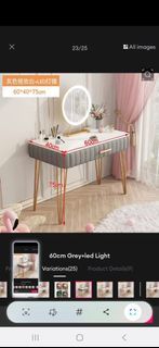 Moving out sale! Grey Vanity Table 