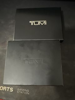 Empty Tumi wallet box
