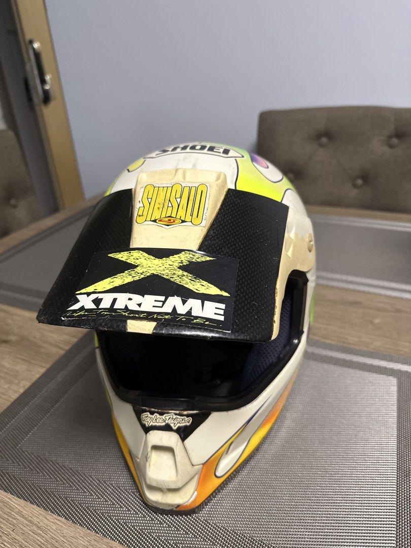 Vintage shoei offroad adventure helmet (Category: Motorcycle Apparel) located in Singapore. Submitted by remykitz02 (Listing ID 1424615044, Image 2). Description: As per pic..well kept size m.