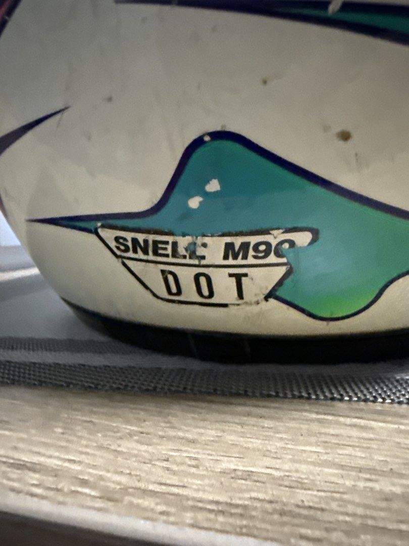 Vintage shoei offroad adventure helmet (Category: Motorcycle Apparel) located in Singapore. Submitted by remykitz02 (Listing ID 1424615044, Image 4). Description: As per pic..well kept size m.