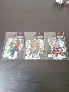 Kamen Rider Stickers - B side label