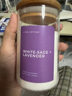 Lynk Artisan: White Sage + Lavender Scented Candle