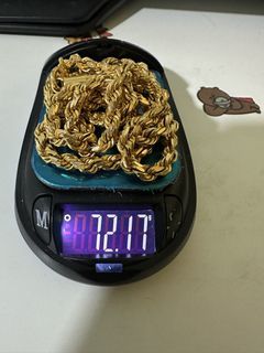 916 gold rope chain (SOLD)