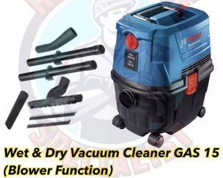 Bosch GAS 15 Wet And Dry Vacuum Cleaner (Blower Function)